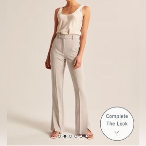 NWT - Abercrombie & Fitch Tailored Flare Pant - Curve Love TALL